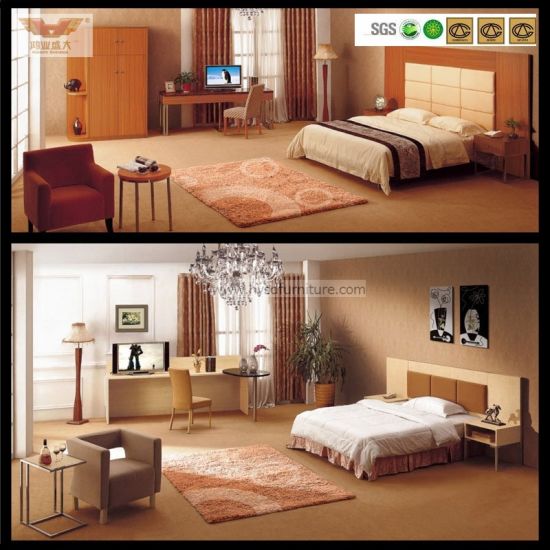 New Design Coustomized Five Stars Hotel Suite Bedroom Furniture (HY-027)