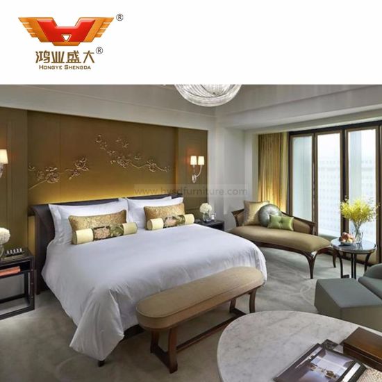 Luxury Design Hotel Classic Furniture Master Bedroom Bed