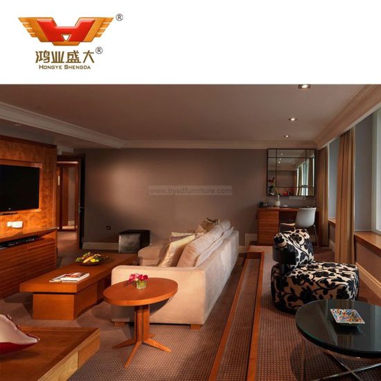 Wooden Hotel Room 5 Star Furniture Bedroom