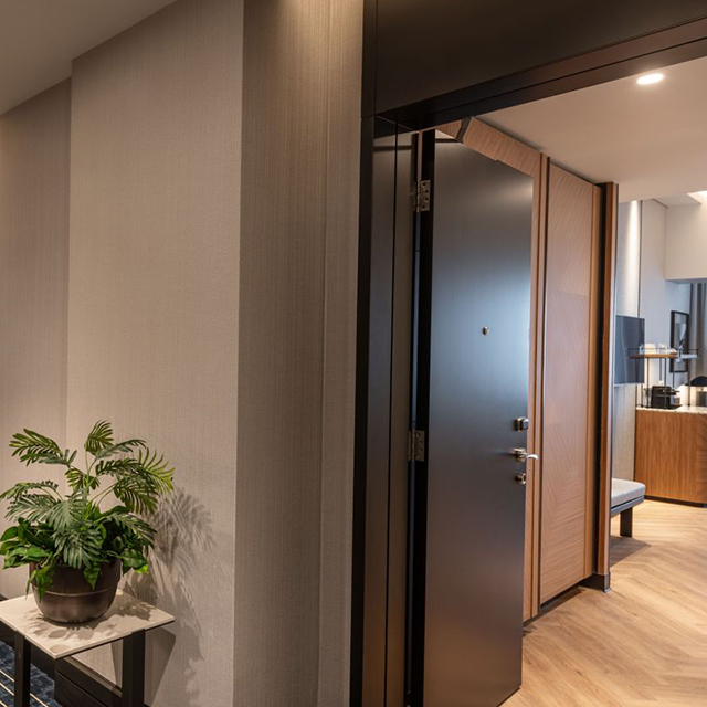 Fiksno pohištvo Hotelska lesena vrata FF&E za gostinstvo