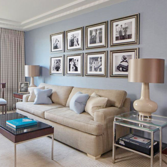 Custom Made Five Star Modern Luxury Warm Grey Hotel Bedroom