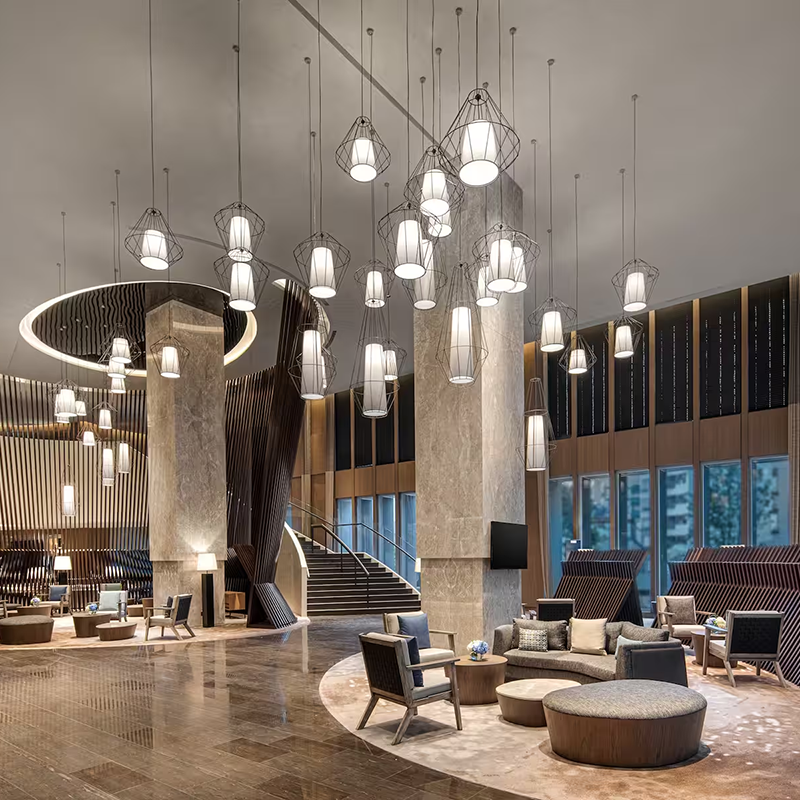 Premium hotelska sedežna garnitura v preddverju