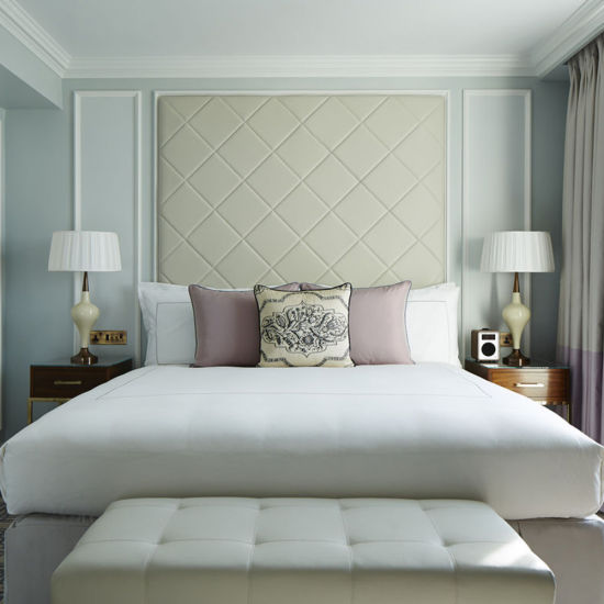 London Marriott Design Style High End and Elegant Custom Unique Hotel Wooden Furnitures Bed Room Furniture Bedroom Set