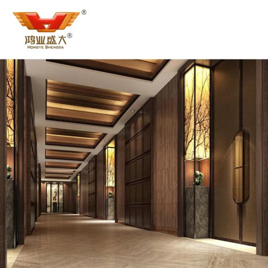 Modern Luxury Hotel Interior Wood Wall