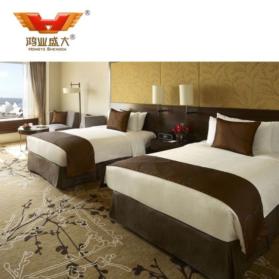 Custom Design Hotel Solid Wood Furniture Bedroom for Sale