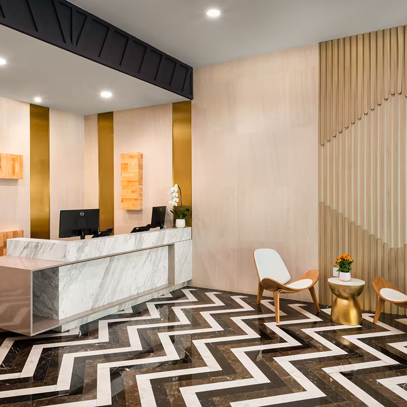 Okrasne vodoodporne hotelske stenske plošče