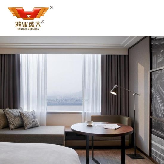 Wooden Luxury Hotel Modern Bedroom Furniture Villa