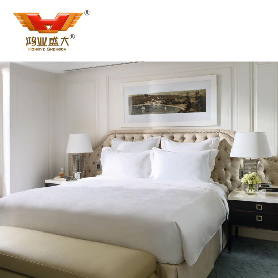 Customized Design Hotel Fancy Bedroom Furniture Luxury Bed Modern