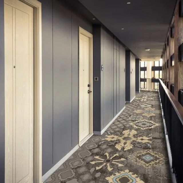 Hotel Carpet Custom Design -suora tehdastoimittaja k&auml;yt&auml;v&auml;projekteihin