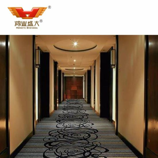 Parede de painel de madeira com m&oacute;veis s&oacute;lidos de hotel 5 estrelas