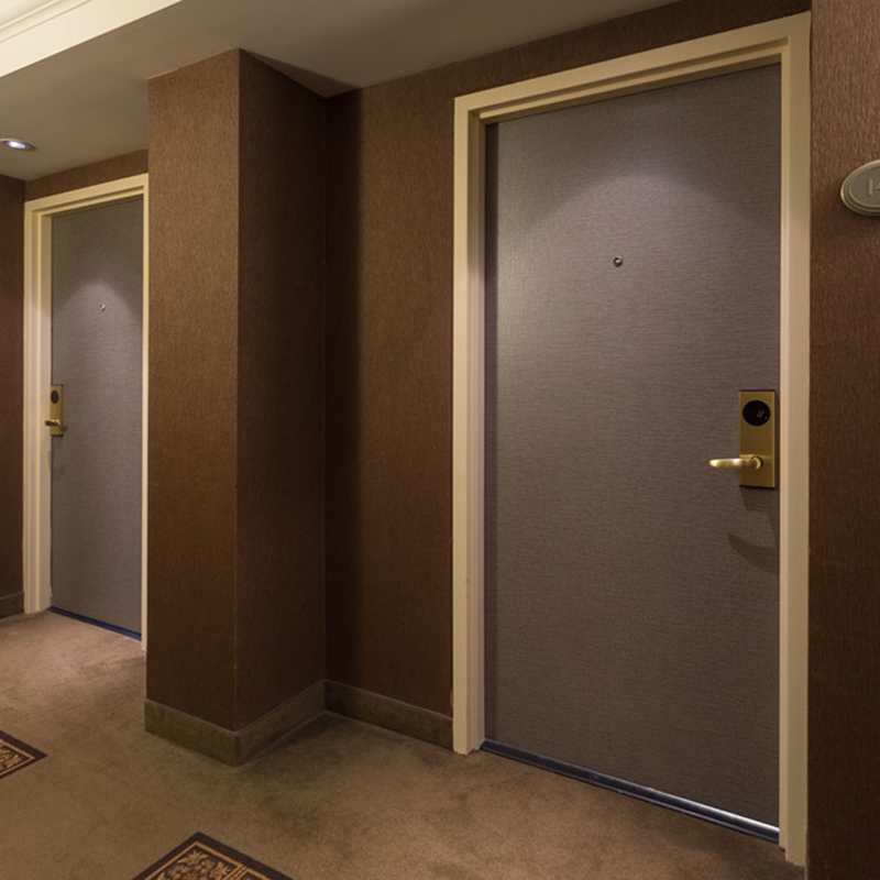 Fireproof Hotel Wooden Bedroom Door