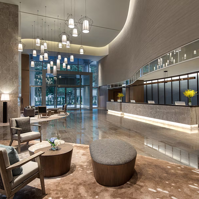 Kavč za sprejem v hotelu s 5 zvezdicami